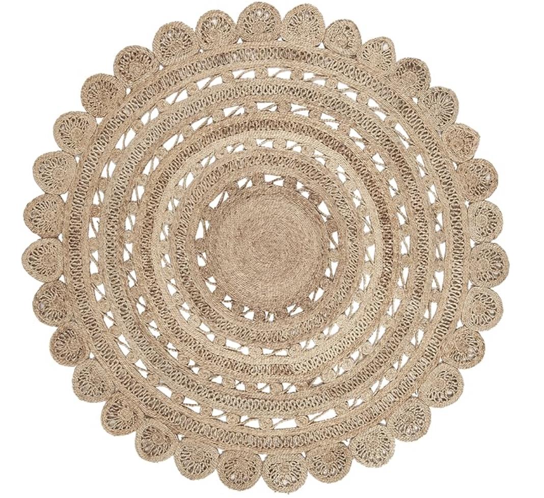Rental store for NATURAL ROUND JUTE ACCENT RUG in Mishawaka IN