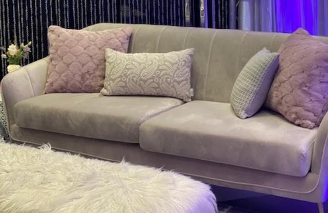 Rental store for VELVET DOVE GREY COUCH in Mishawaka IN