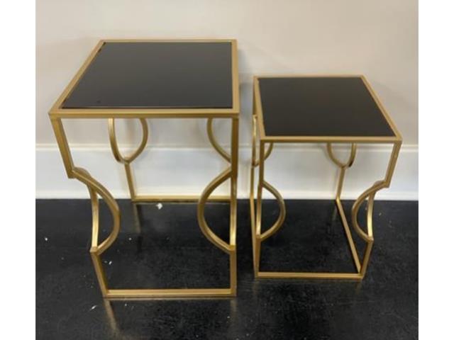 Rental store for BLACK GOLD ACCENT TABLE LG in Mishawaka IN