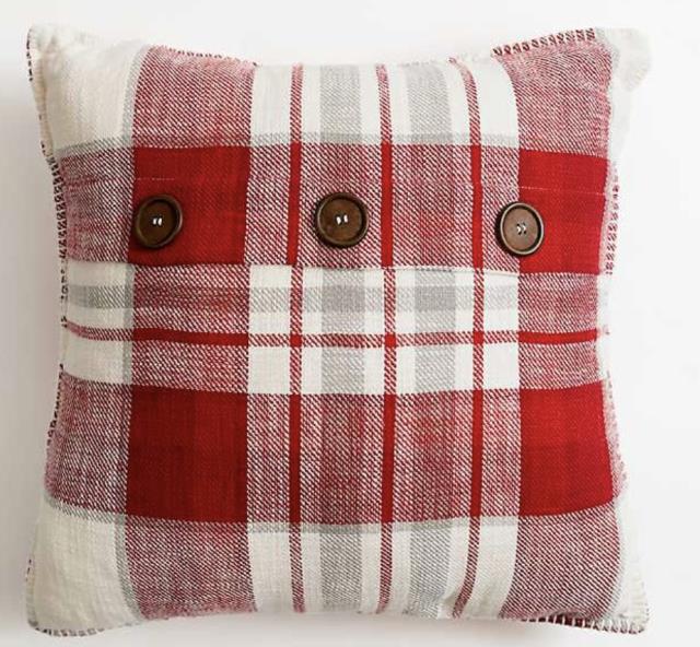 Rental store for RED PLAID PILLOW W  BUTTONS in Mishawaka IN
