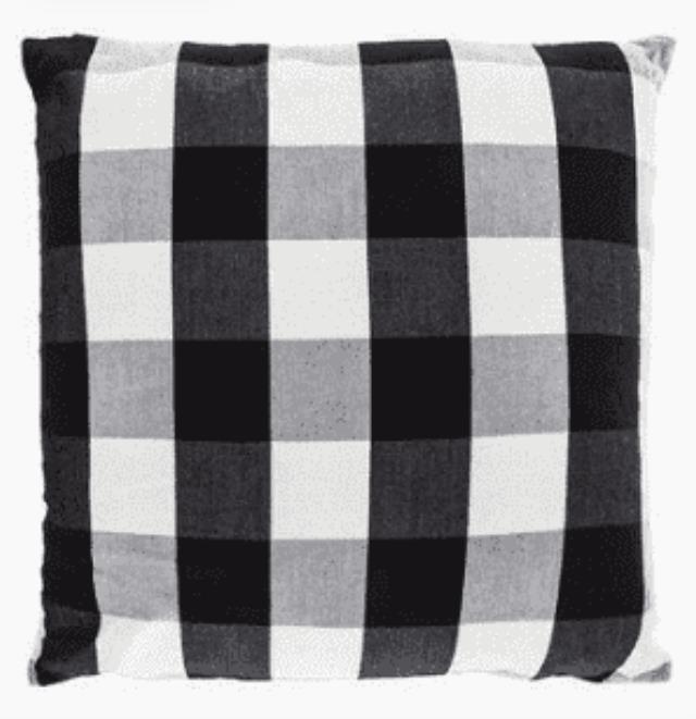 Rental store for BLACK WHITE BUFFALO CHECK PLAID PILLOW in Mishawaka IN