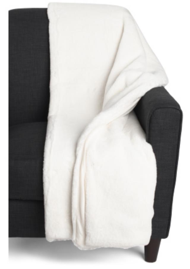 Rental store for WHITE FUR THROW in Mishawaka IN