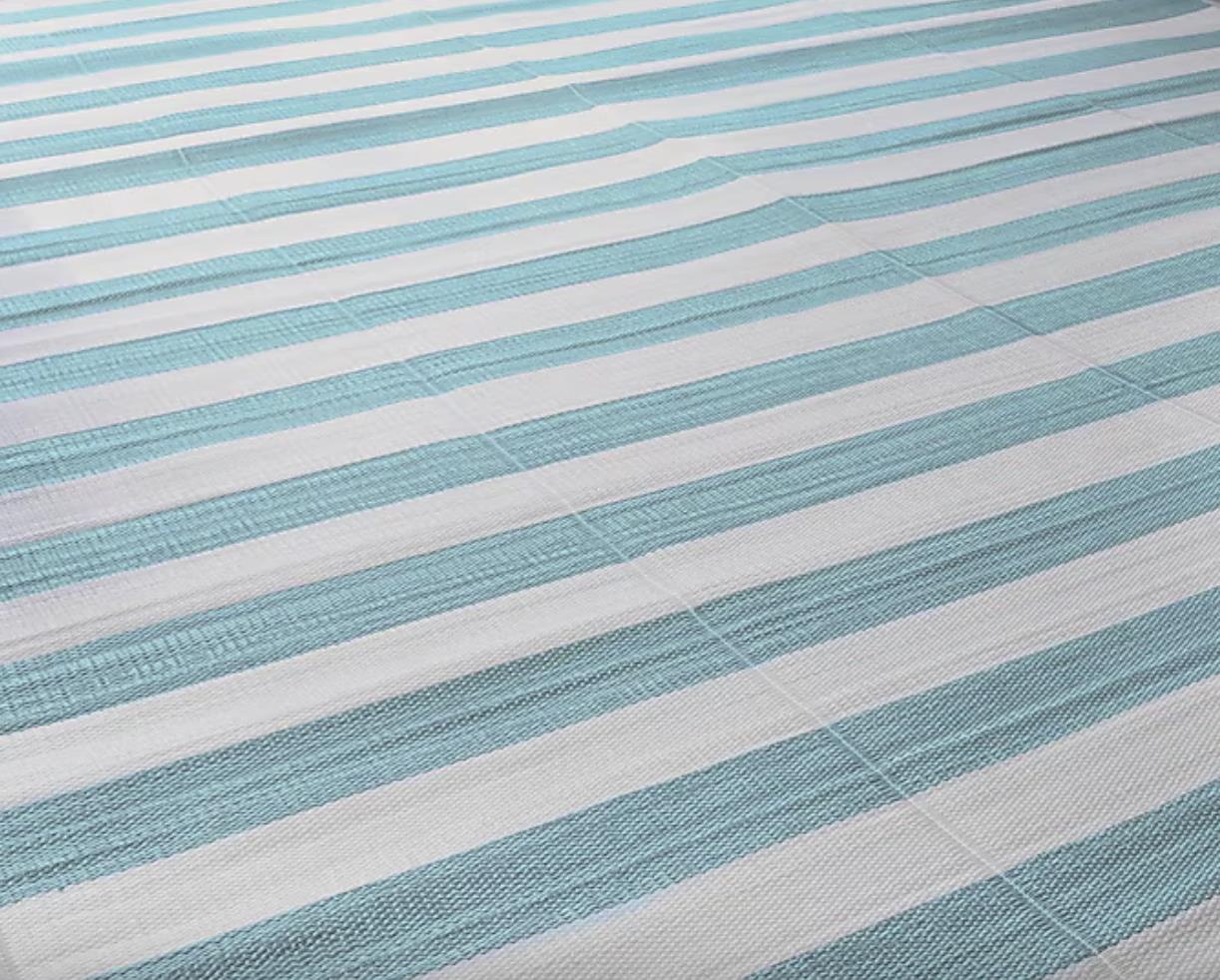 Rental store for STRIPED TURQUOISE RUG 8  X 10 in Mishawaka IN