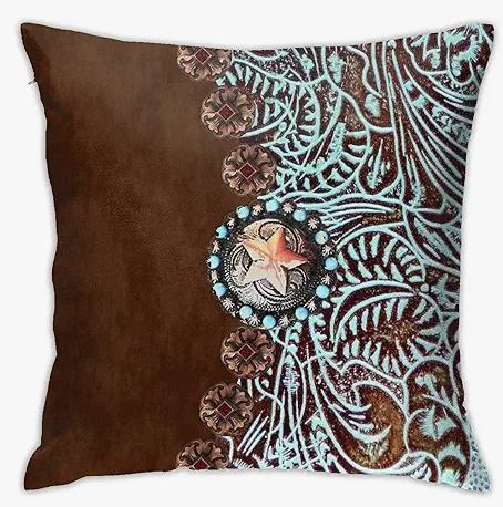 Rental store for WESTERN BROWN TURQUOISE PILLOW in Mishawaka IN