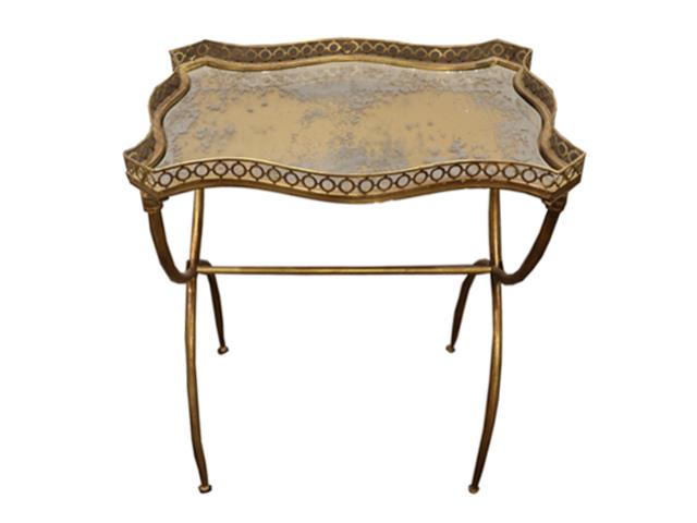 Rental store for GOLD TRAY ACCENT TABLE in Mishawaka IN